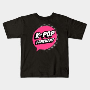 K-POP Fanchant shout out your love for Kpop on Black Kids T-Shirt